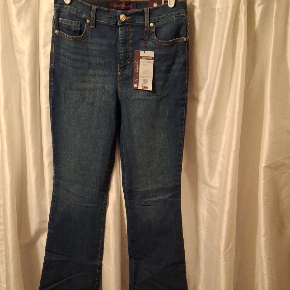 Gloria Vanderbilt Dark Blue Bootcut Jeans 6